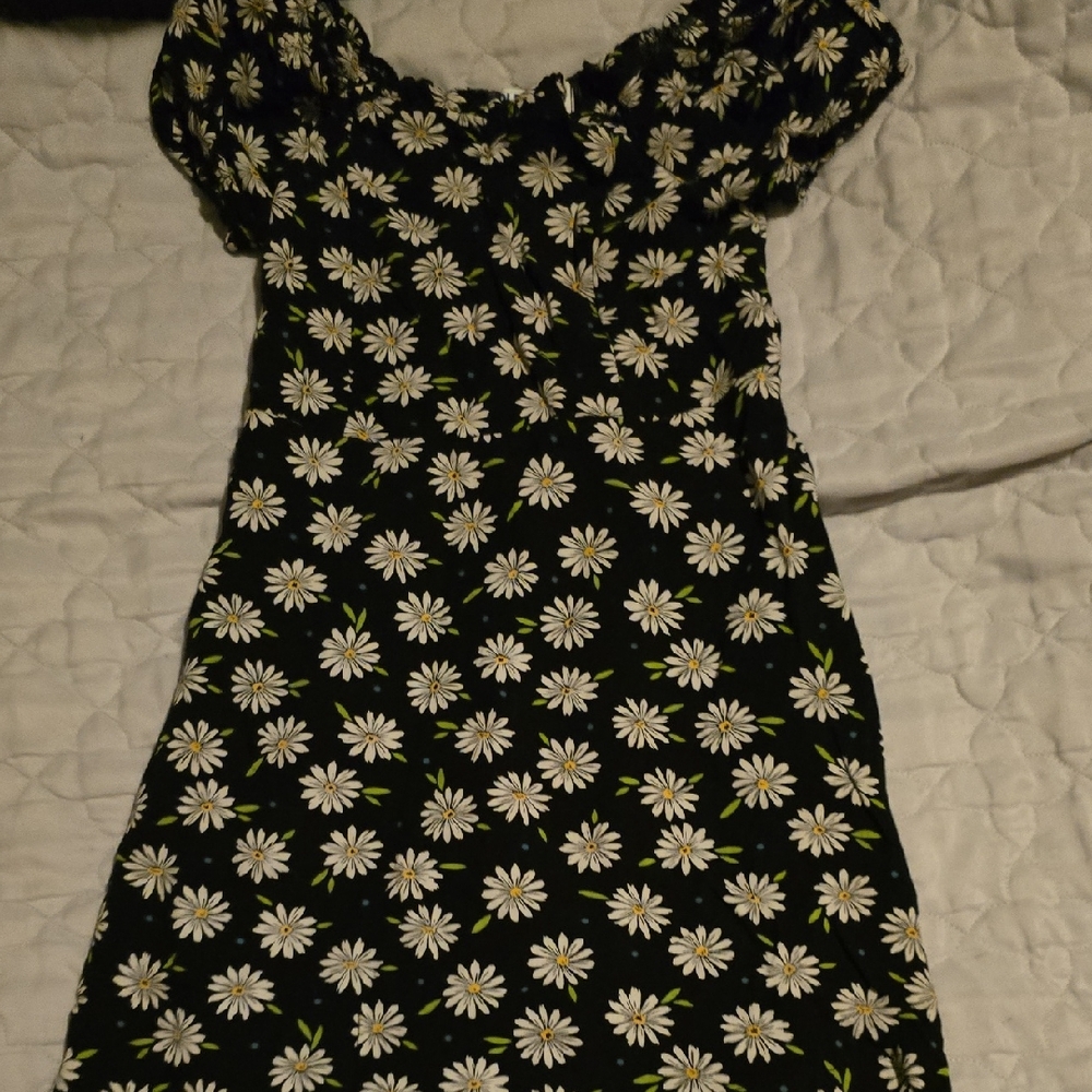 Old Navy Black Floral Kids Dress